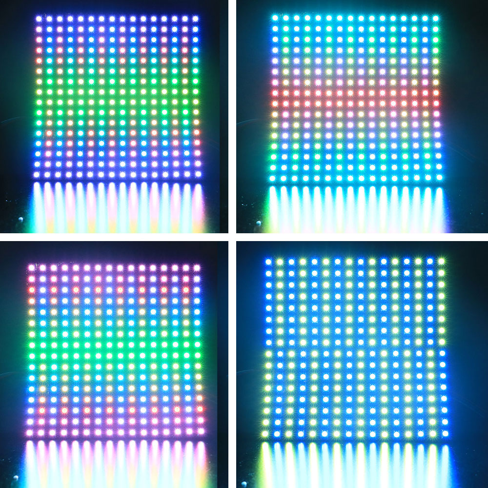 WS2815 12V 16x16 LED Matrix RGB Flexible LED Screen Panels